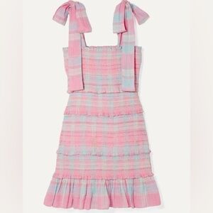 LoveShackFancy Belle Dress Plaid